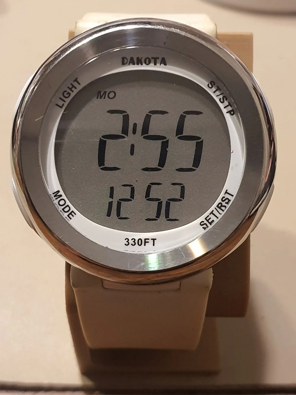 🦋10/$20🦋 Dakota Silver/White Digital Alarm Chrono Women's Watch